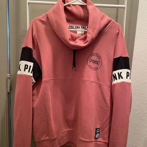 VS Pink Cowl Neck Hoodie